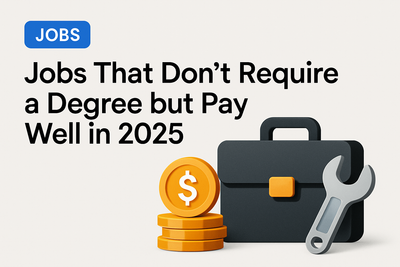 Jobs That Don’t Require a Degree but Pay Well in 2025
