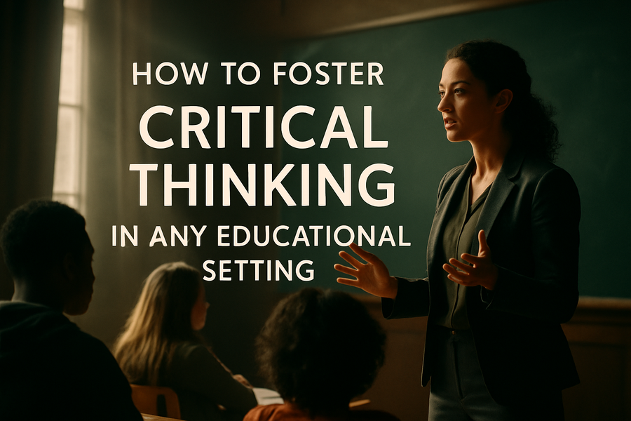 How to Foster Critical Thinking in Any Educational Setting